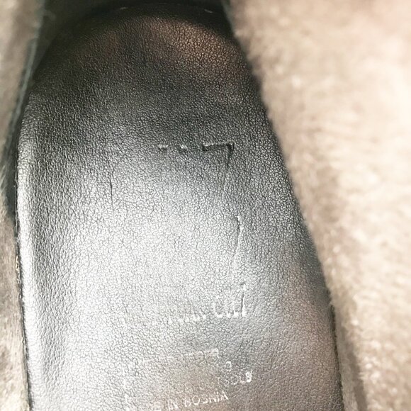 MIZ MOOZ Lavinia Distressed Gray Camo Sneaker Booties Boot Shoes Womens 9.5 - Picture 8 of 10